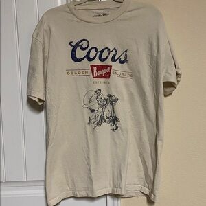 Coors Banquet Graphic Tee- Sz L